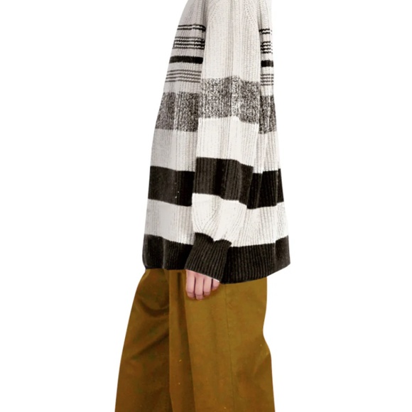 Proenza Schouler White Label Lofty Stripe Oversized Sweater - Picture 4 of 5